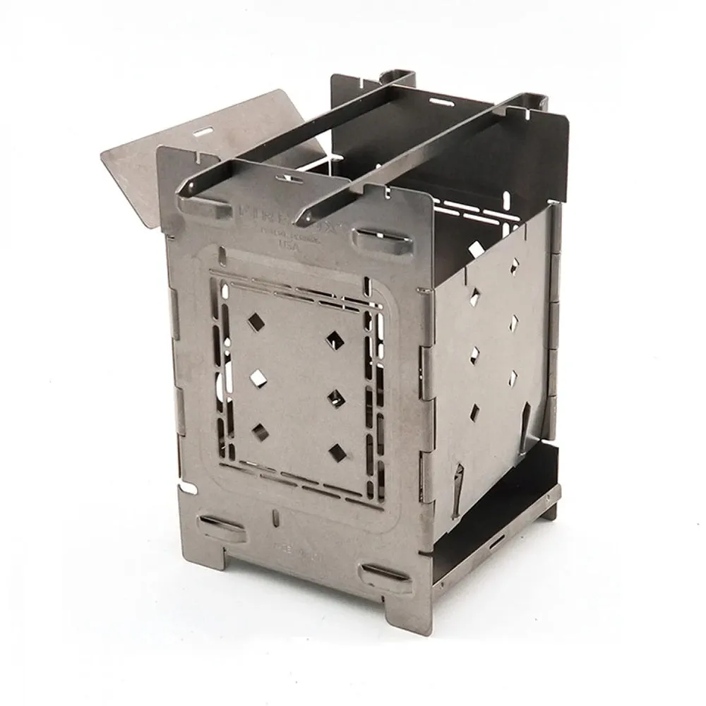 ファイヤーボックス チタンストーブ 焚き火台 コンパクト FIREBOX Titanium Stove 496g