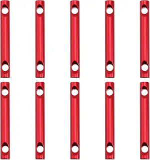 10 Pcs Tent Cord Tensioner Aluminum Alloy Guyline Cord Adjuster for Tent Hiking Camping Tent Rope Tensioner Guyline Holder for Outdoor Activities
