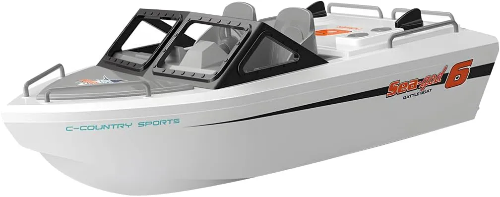 1/12 Scale Mini RC Boat, 2.4GHz 8KM/H Electric RC Karting Racing Boat Model Toy for Adults - RTR