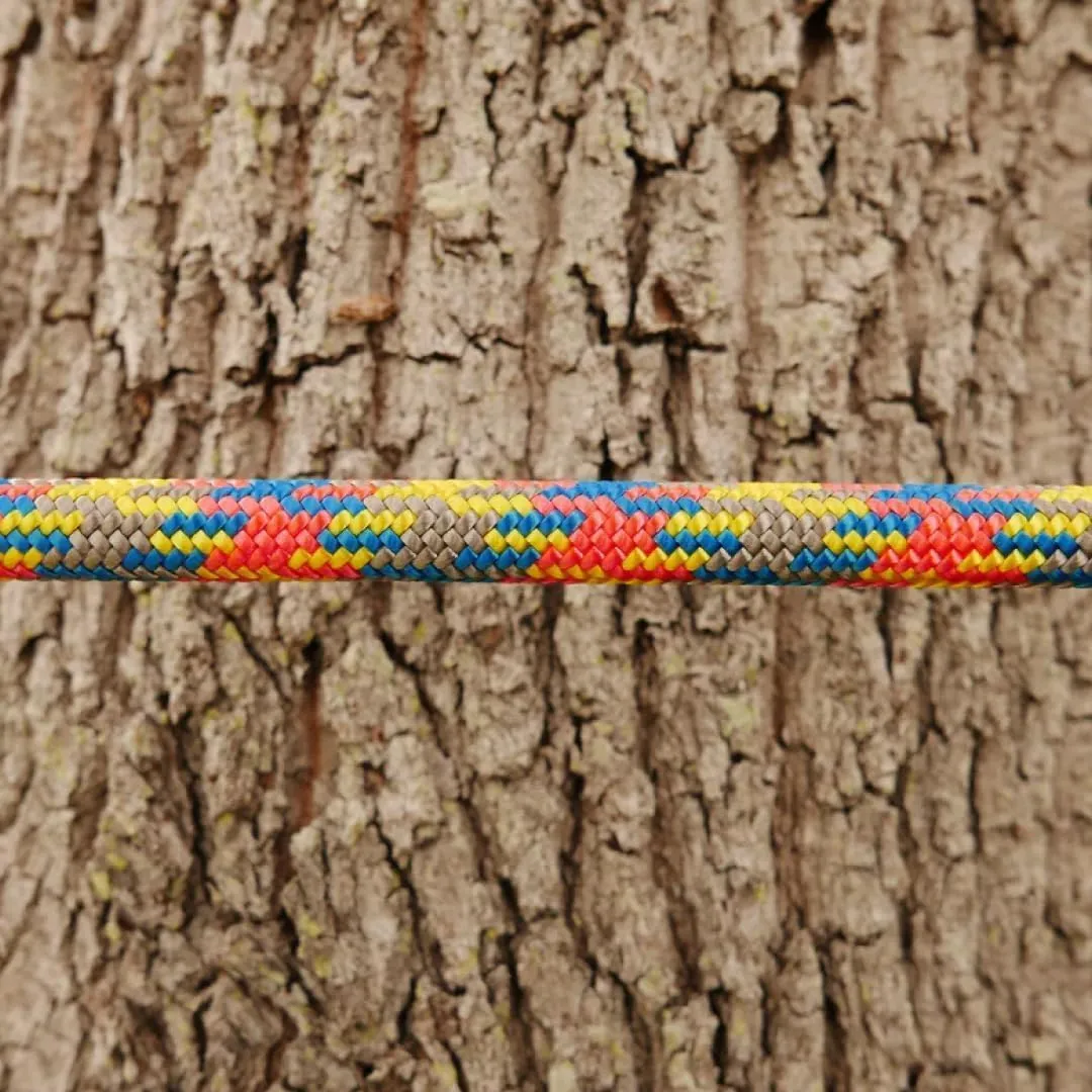 11.7mm Aspen Kernmantle Static 32 Strand Arborist Climbing Rope for Single Rope Technique(Two Sewn Eyes, 200ft)