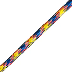 11.7mm Aspen Kernmantle Static 32 Strand Arborist Climbing Rope for Single Rope Technique(Two Sewn Eyes, 200ft)