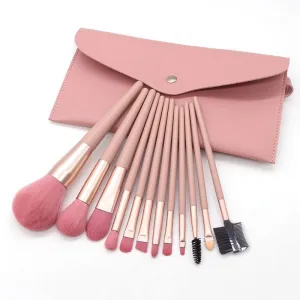 12 PCS Kawaii Makeup Brush, Cosmetic Makeup Brush Set Tool Kit Set Brush Set Best Gift for Young Girl Women