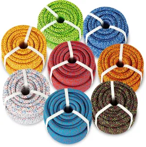 15-133 1/2in. x 125ft. Double Braided Arborist Rope 7200 Lb, No-Stretch Static Rope, Assorted Color