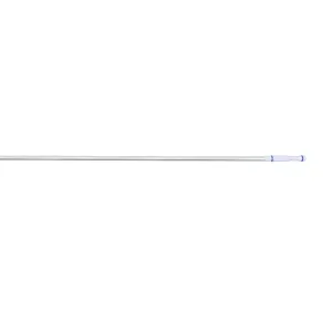 15.5' Silver Corrugated Adjustable Telescopic Pole for Vacuum Heads