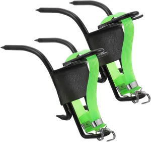 1Pair Tree Climbing Shoes Set Slip Spikes with Elastic Bands Climbing Tools for Hunting and Observation Arborist Gear