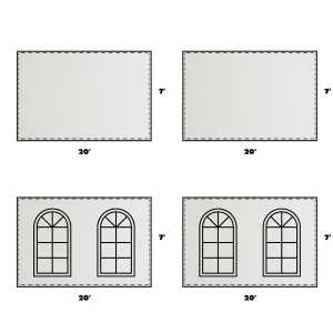 20x20 Universal Blockout Sidewall Kit (7')