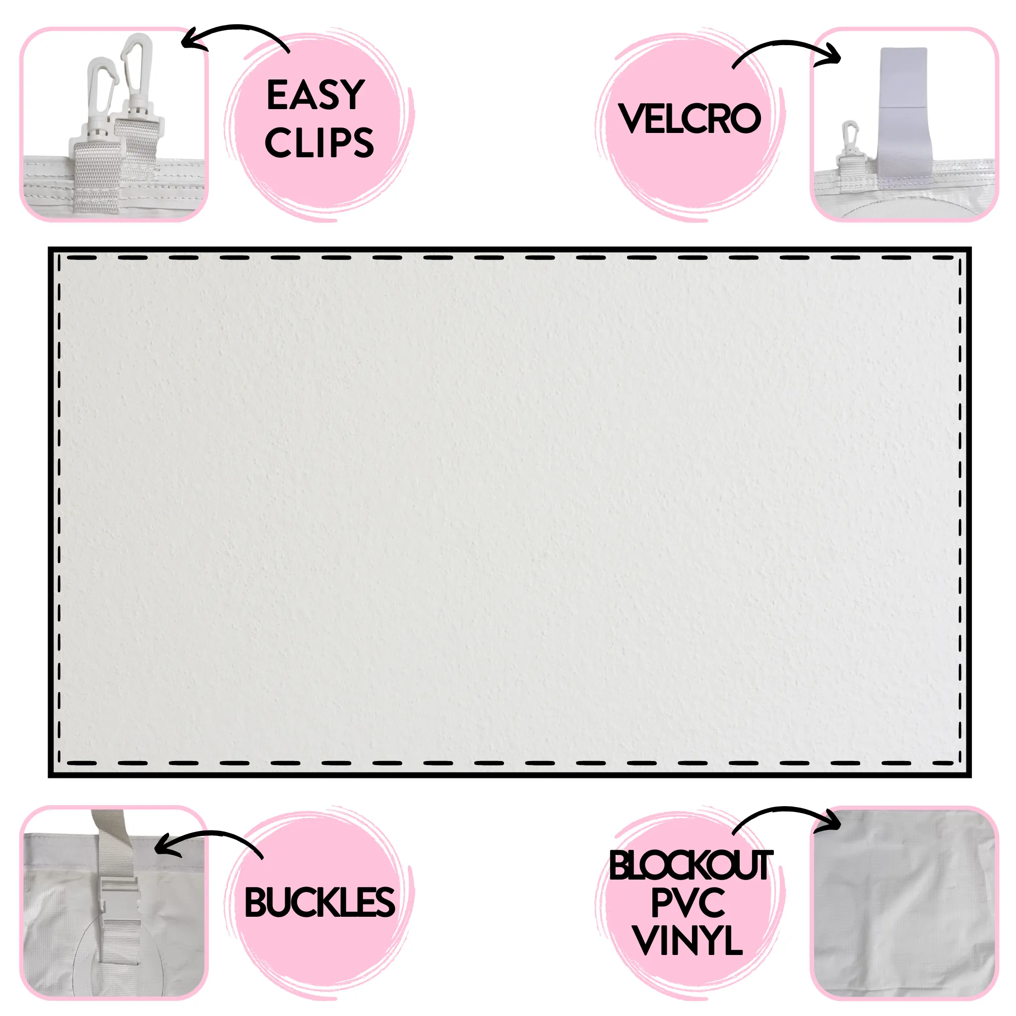 20x30 Universal Blockout Sidewall Kit (7')