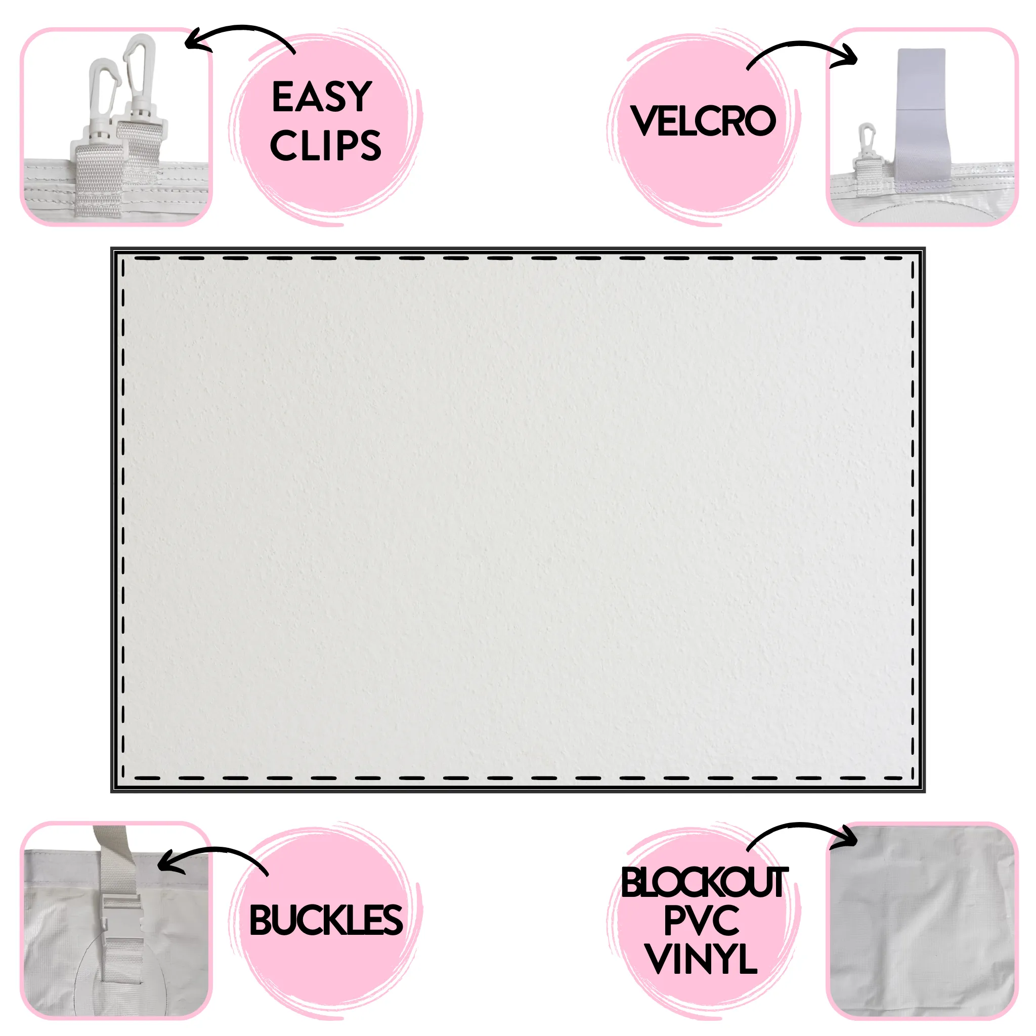 20x40 Universal Blockout Sidewall Kit (8')
