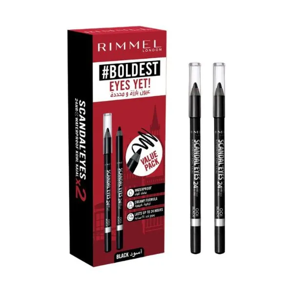 2x Scandaleyes Waterproof Kohl Liner