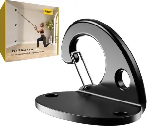 3-Pack Resistance Band Wall Anchor Set, No Weld Wall Mount for Exercise Bands & Suspension Straps – Compact Strength Training Kit for Home Workouts & Physical Therapy