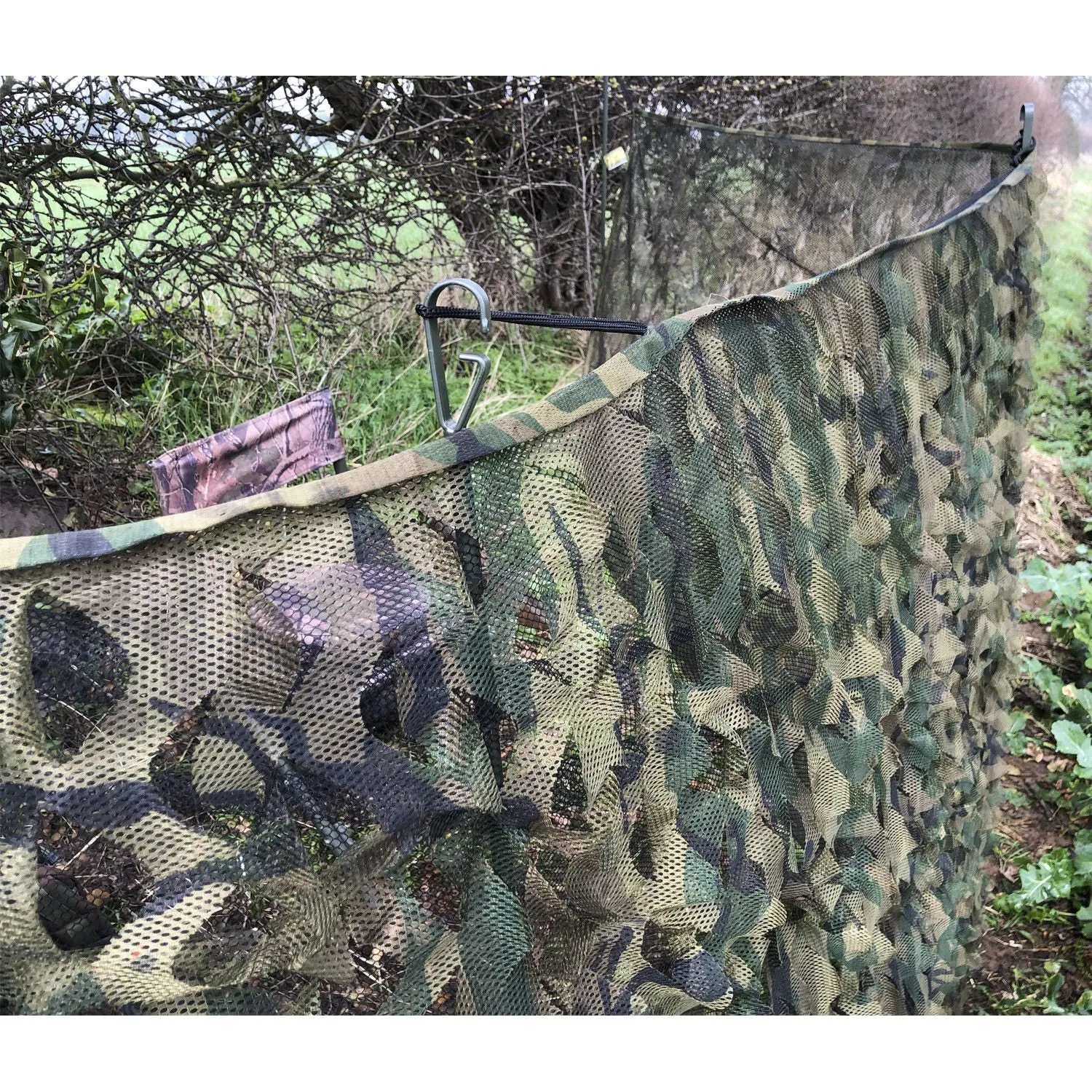 4 x Nitehawk Telescopic Hunting Hide Poles For Pigeon Shooting/Hunting 1.1m - 1.9m