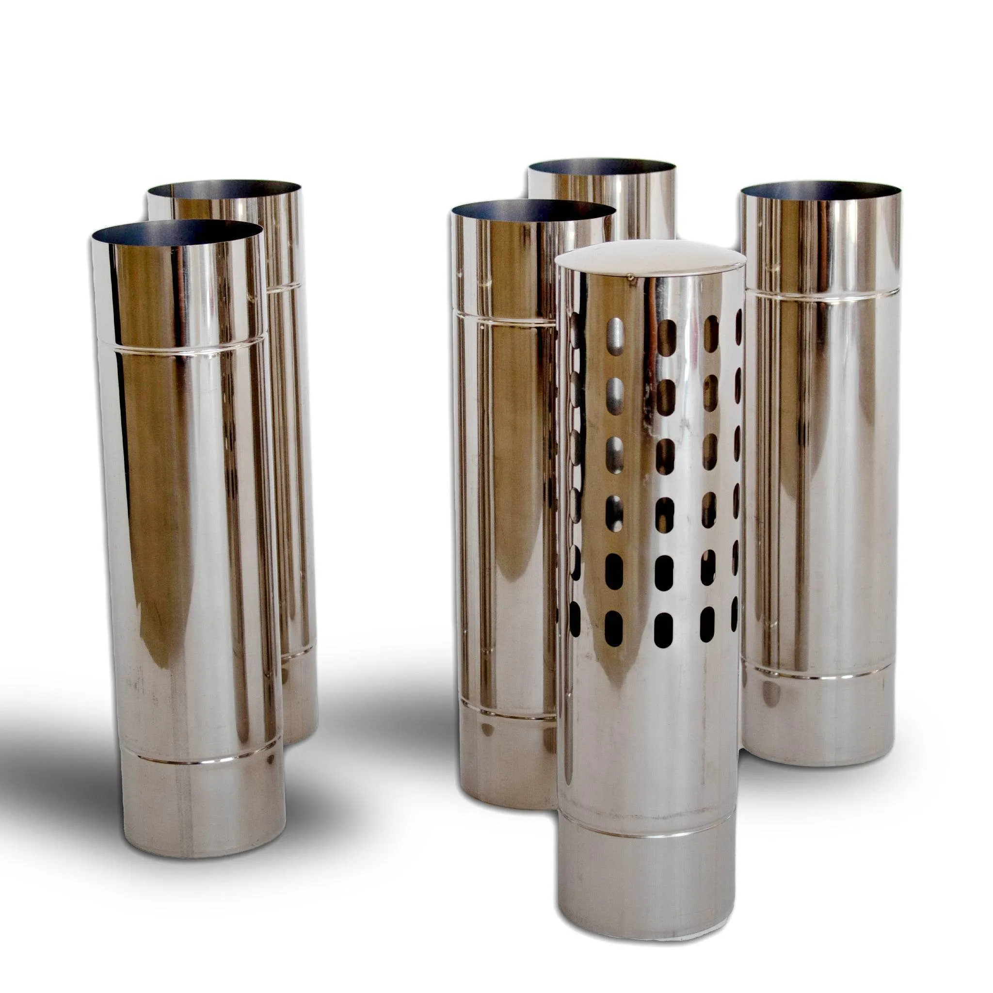 430 Stainless Steel Wood Burning Stove with Rock Box