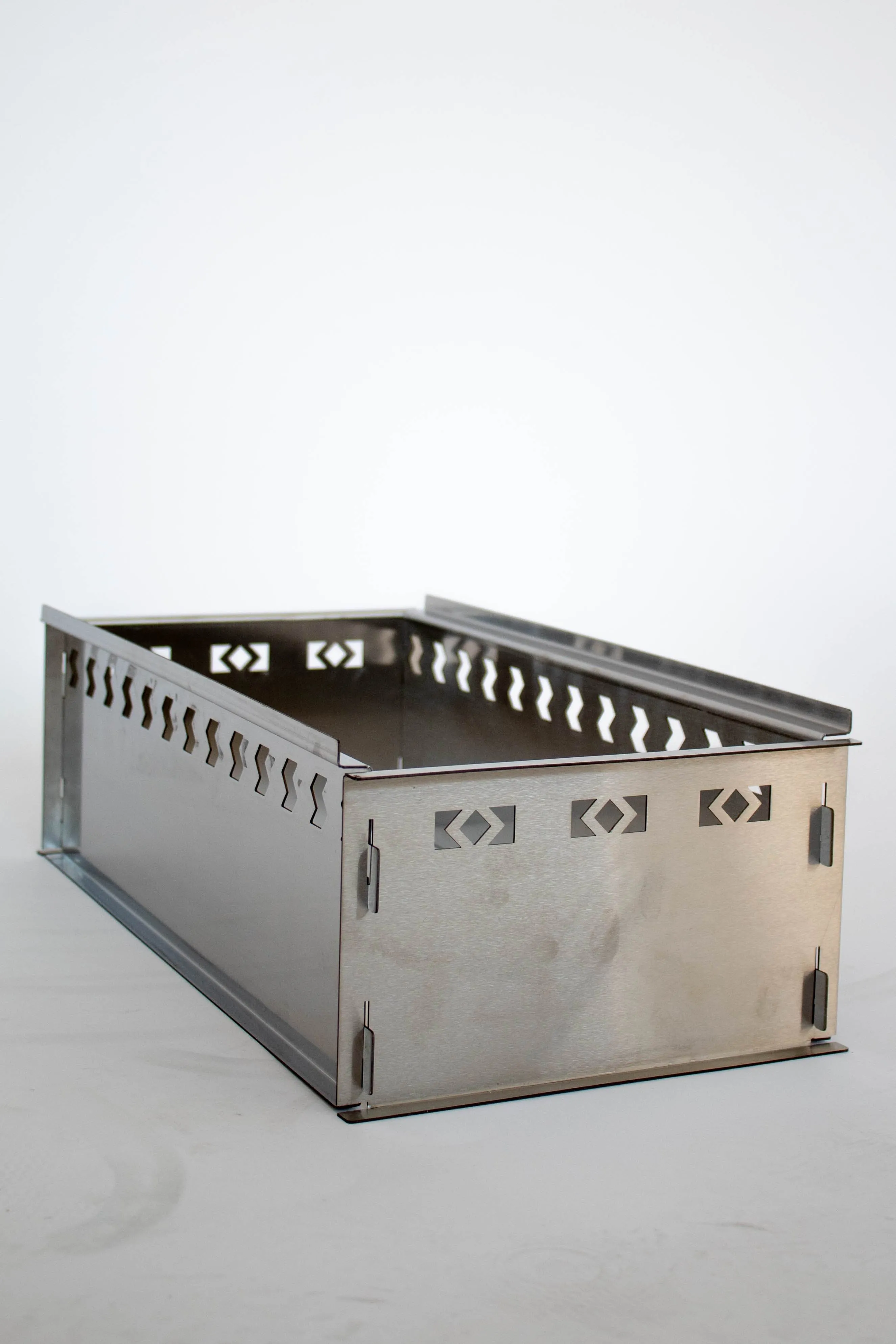 430 Stainless Steel Wood Burning Stove with Rock Box