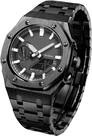 5rd with Bottom Cover MOD Kit for GA2100-1A1 Metal Watch Case Watchband 316 Stainless Steel Modified Accessories Bezel Bracelet Strap