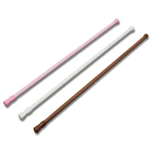 60-110cm Extendable Adjustable Spring Tension Curtain Rod Pole Telescopic Pole Shower Curtain Rod