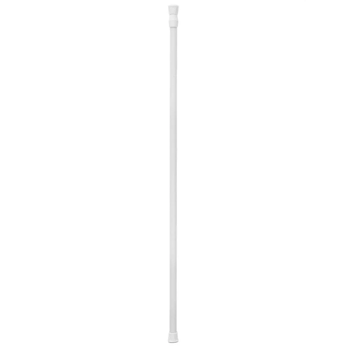 60-110cm Extendable Adjustable Spring Tension Curtain Rod Pole Telescopic Pole Shower Curtain Rod