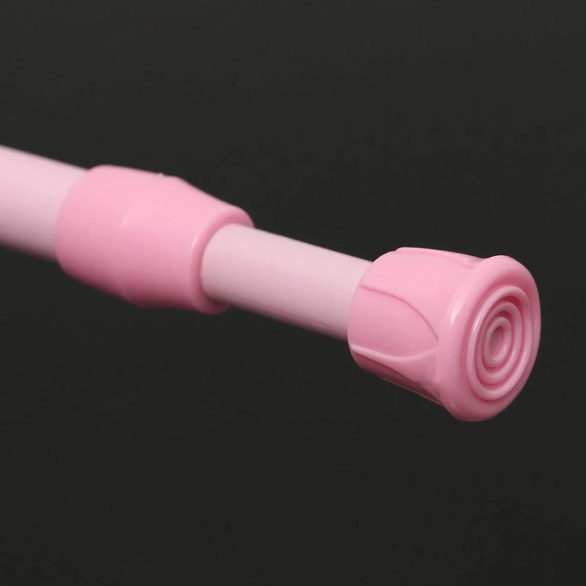 60-110cm Extendable Adjustable Spring Tension Curtain Rod Pole Telescopic Pole Shower Curtain Rod