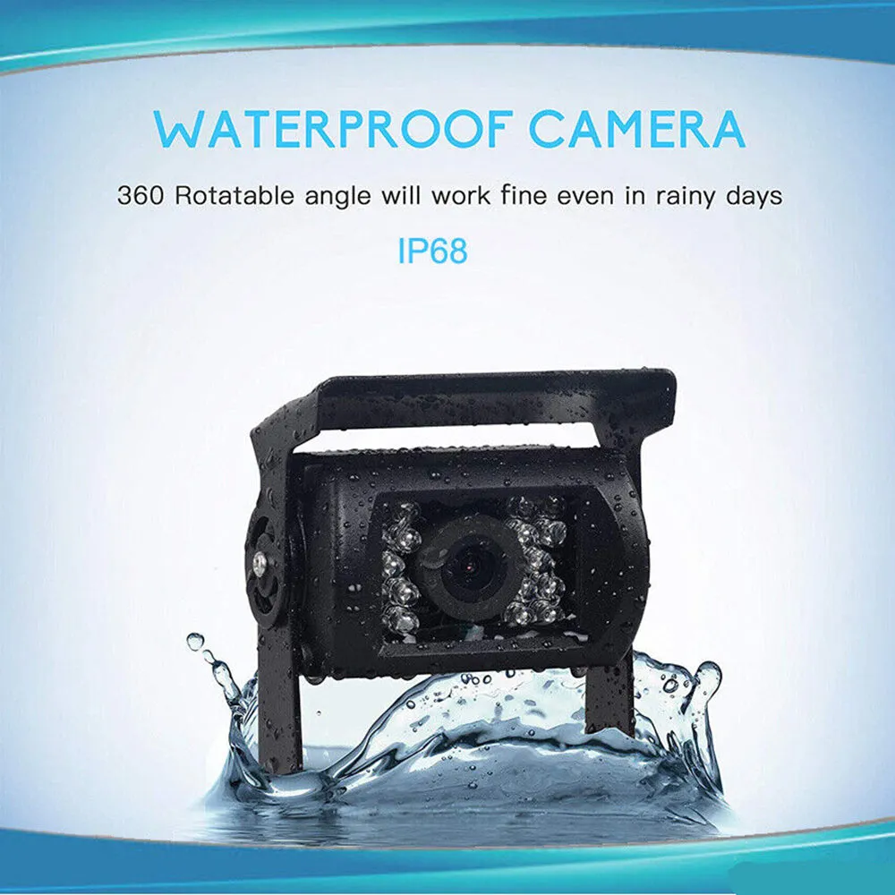 7'' Waterproof Monitor Reversing  Kit For Truck Caravan-NT_Metro