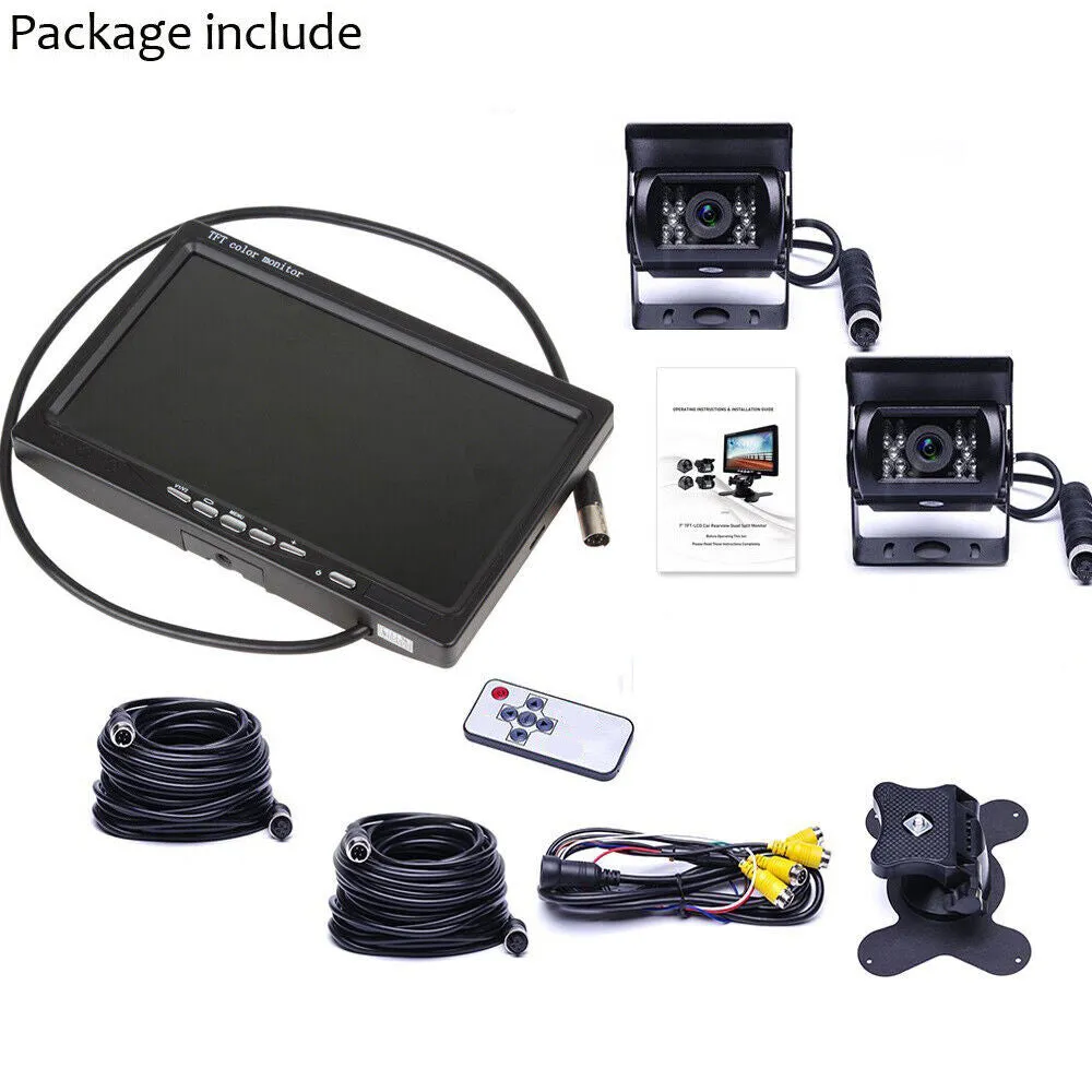 7'' Waterproof Monitor Reversing  Kit For Truck Caravan-SA_Metro