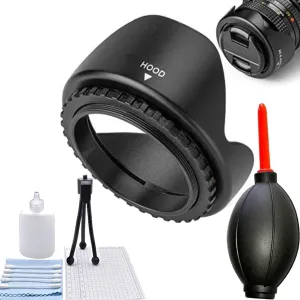 77MM Reversible Lens Hood for Tokina at-X 116 PRO DX-II 11-16mm f/2.8 Lens