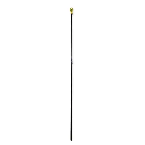 8ft Black Aluminum Flag Pole (Ball Top)