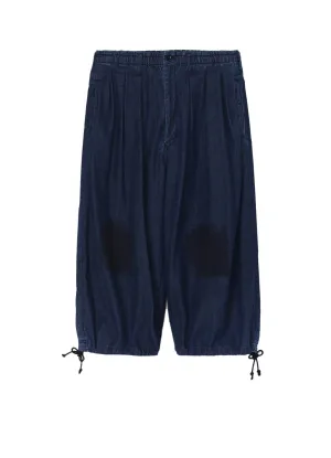 8OZ DENIM   DUNGAREE BALLOON PANTS