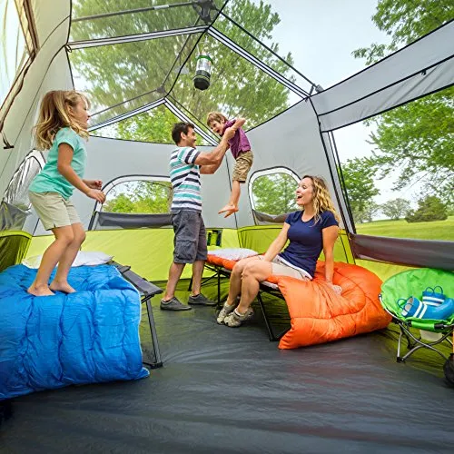 9 Person Instant Cabin Tent  14 x 9 Green 40008