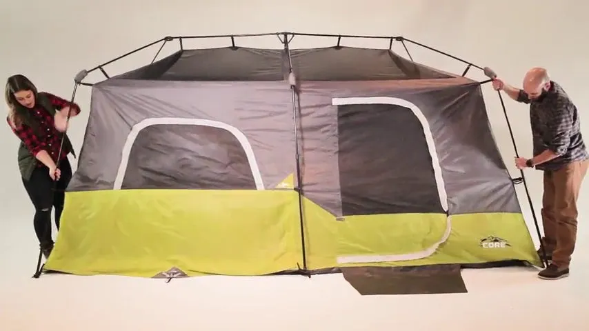 9 Person Instant Cabin Tent  14 x 9 Green 40008