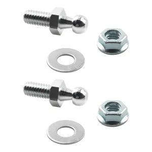 9214PK Ball Socket and Nut Fit for Weather Guard 977-2PK Mounting Gas Springs (2 Set)