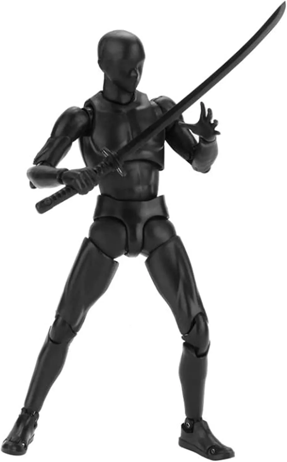 Action Figures PVC Model (Black Color) with Box Drawing Figure Models for Artists(Male)
