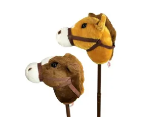 Adjustable Plush Stick Horse Sound with Effects.