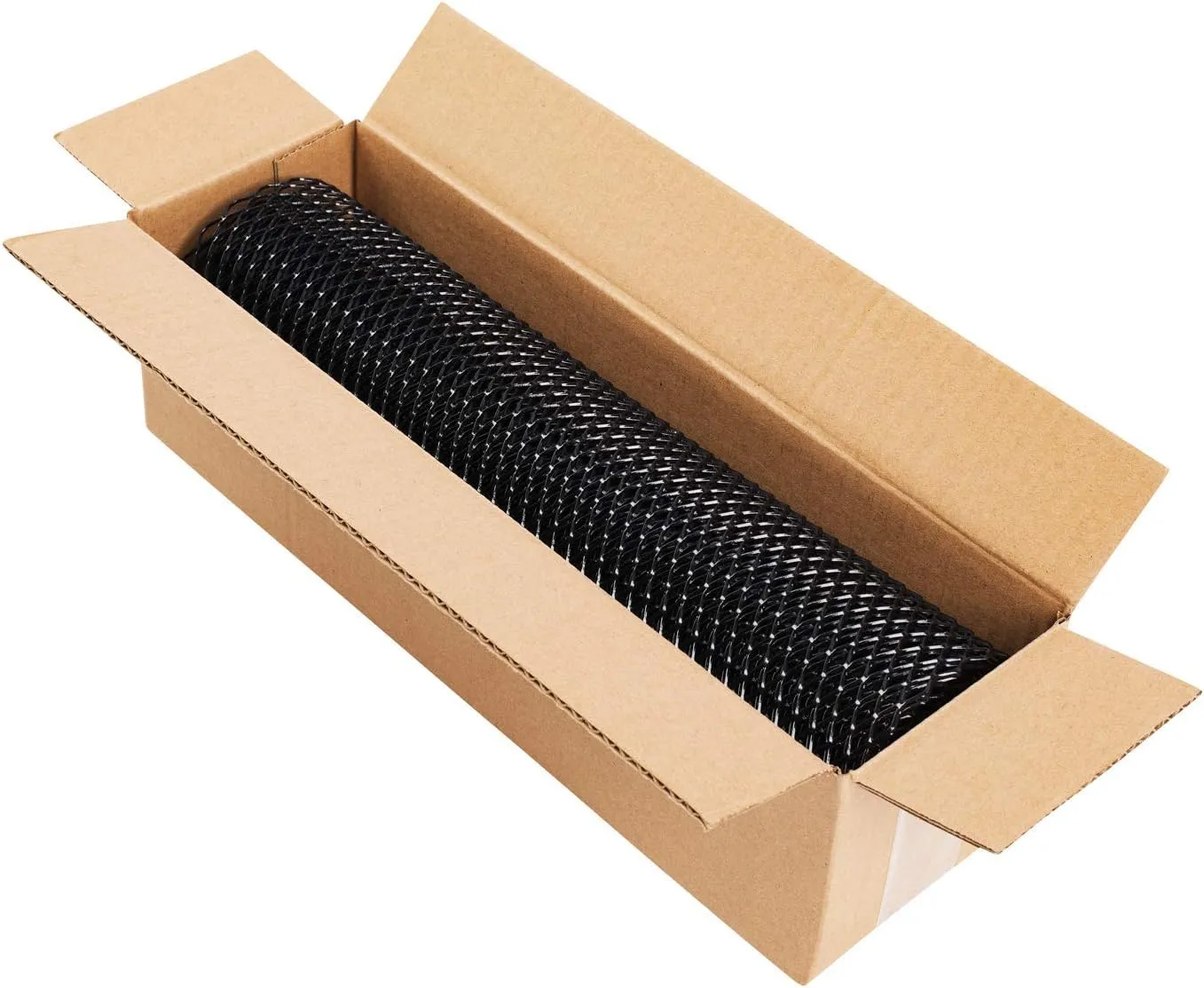 AggAuto Universal 40"x13" Car Grill Mesh - Aluminum Alloy Automotive Grille Insert Bumper 6x12mm Hexagon Hole, One of the Most Multifunctional Shape Grids 100x33cm Black