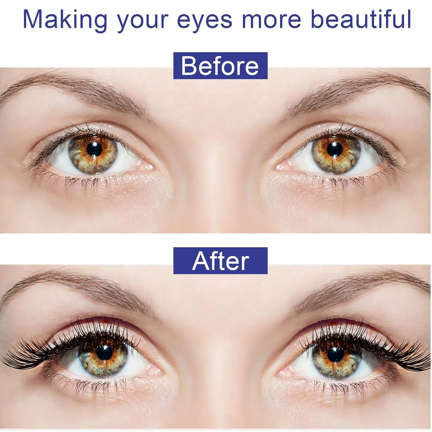 Alcastar Magnetic Eyelashes with Eyeliner Kit, Magnetic Lashes Natural Looking with, Long Lasting, Easy Apply,Cruelty-Free. (BG-3D layered-7-259)