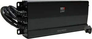 Audiosavings Bundle: MB Quart NA2-500.5 500 Watt 5-Channel Amplifier Class-D Amp for ATV/UTV/RZR Bundle with Rockville RWK8ATV OFC Copper 8 AWG Gauge Amp Installation Wire Kit (2 Items)