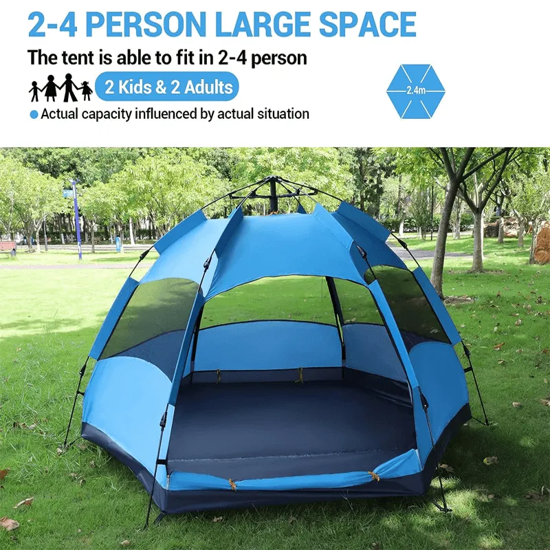 AURORA - Pop Up Tent PU 3000mm 3-5 People