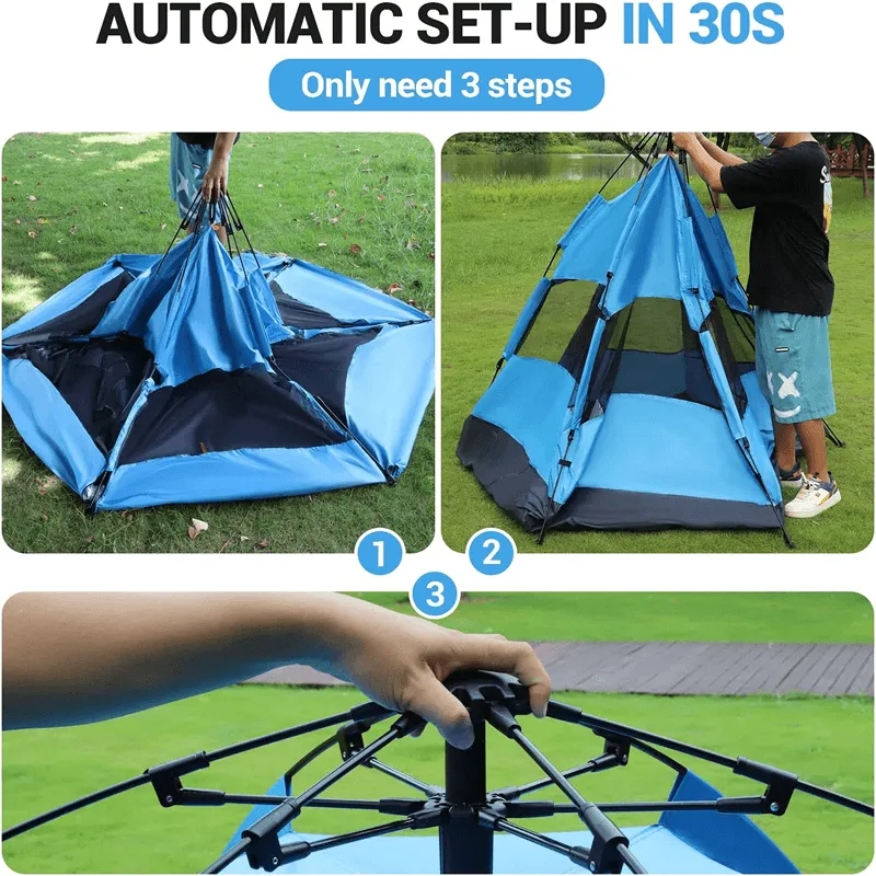 AURORA - Pop Up Tent PU 3000mm 3-5 People