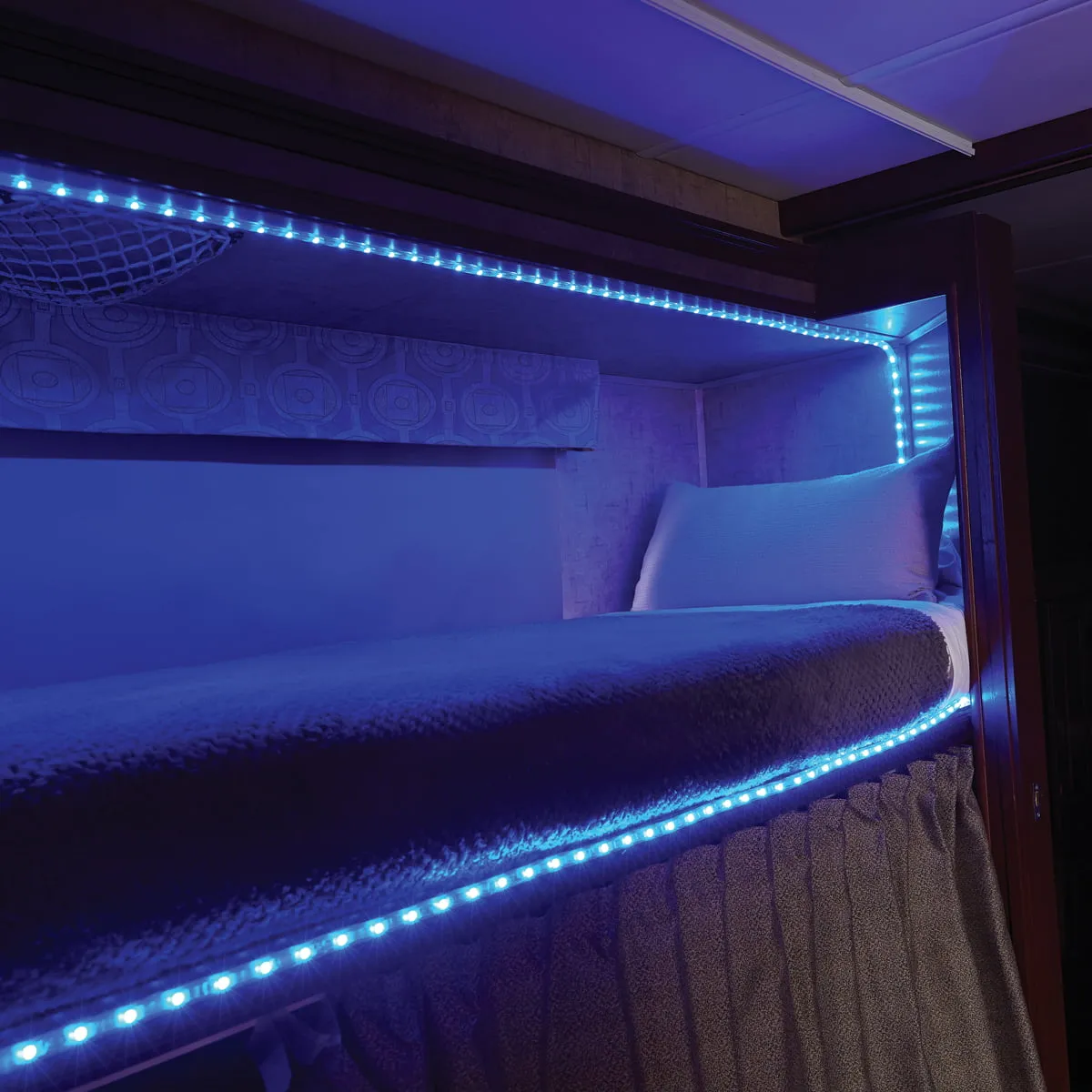 Auto Drive 120 Volts Multicolor LED Strip Lights with Remote Control for RV Vehicle