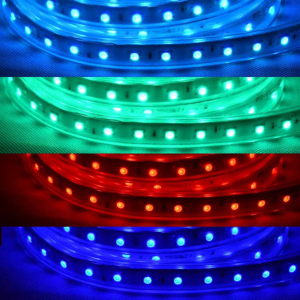 Auto Drive 120 Volts Multicolor LED Strip Lights with Remote Control for RV Vehicle