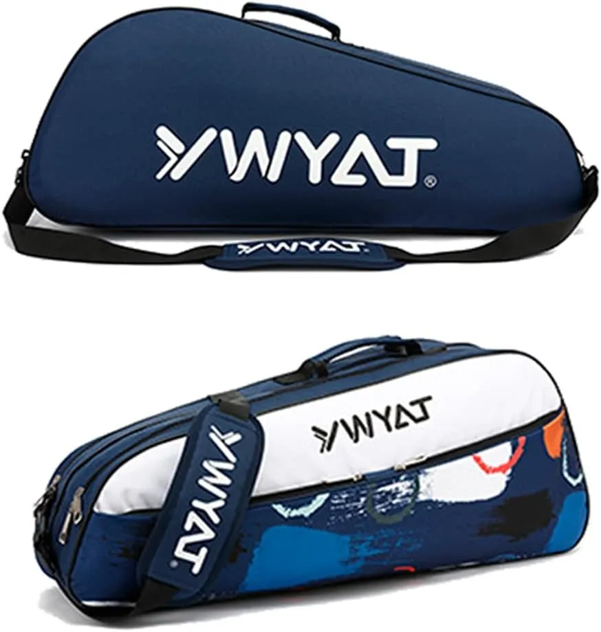 Badminton Tennis 3 Rackets Racquets Single Shoulder Bag Handbag, Waterproof Badminton Squash Racquets Bags for men women