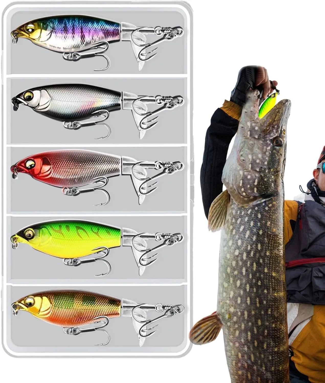 Bait Tail Spinner Fishing Lures Kit | Metal Spoon Lures Featuring Sound Beads - Compact Jig Bait Enhanced Fishing Experience for Bass Walleye Trout