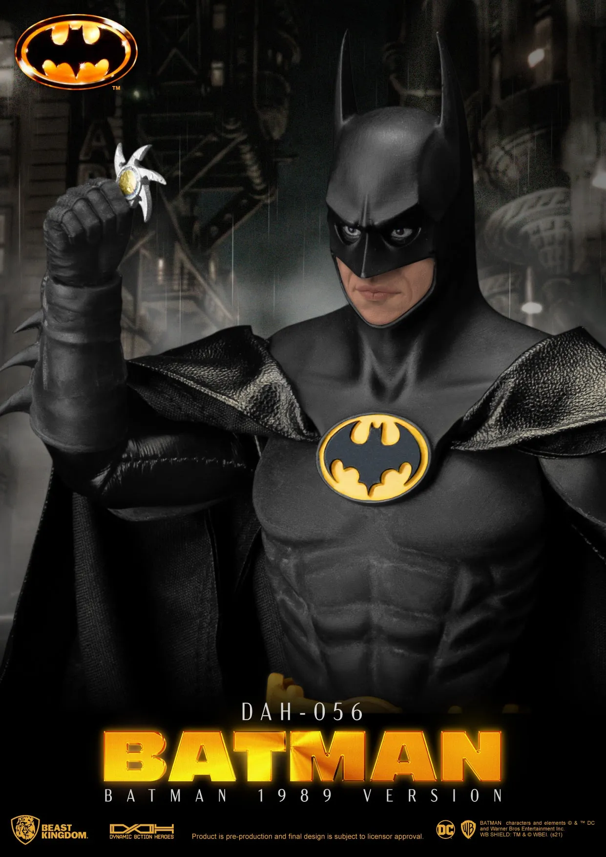 Beast Kingdom DAH-056 Batman 1989: Batman Dynamic 8ction Heroes Action Figure