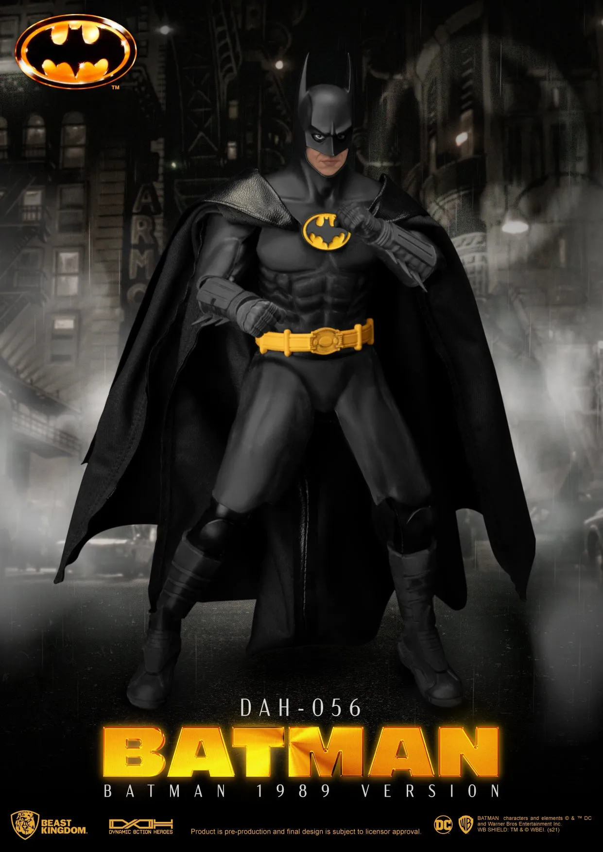 Beast Kingdom DAH-056 Batman 1989: Batman Dynamic 8ction Heroes Action Figure