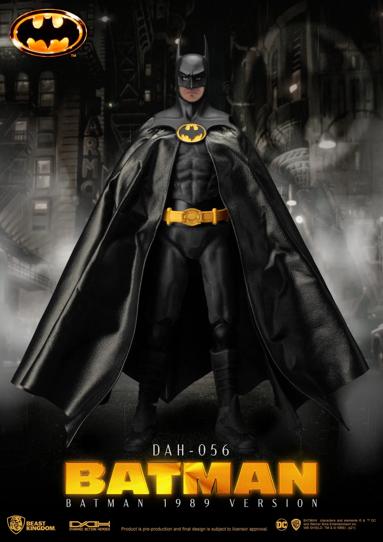 Beast Kingdom DAH-056 Batman 1989: Batman Dynamic 8ction Heroes Action Figure