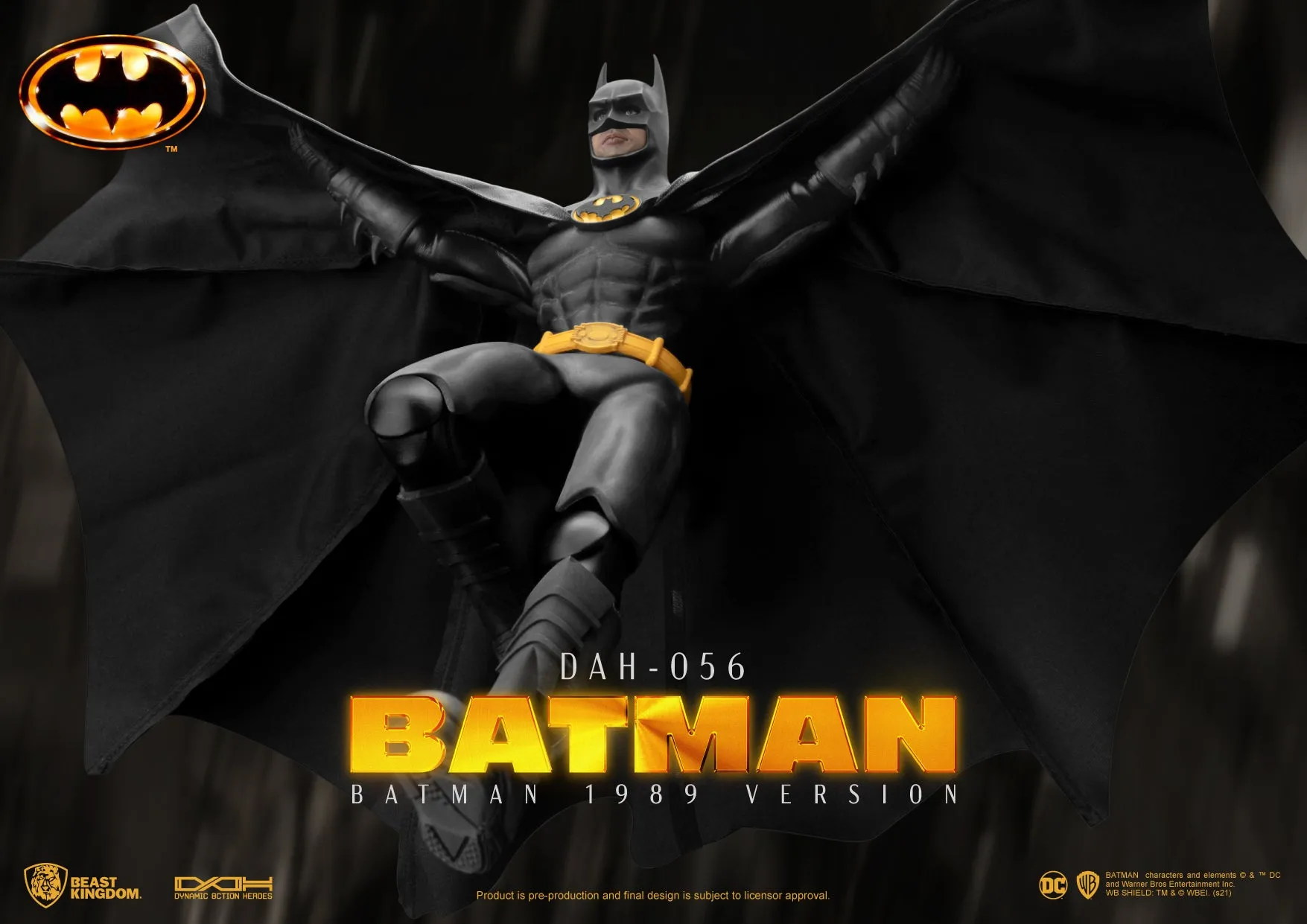 Beast Kingdom DAH-056 Batman 1989: Batman Dynamic 8ction Heroes Action Figure