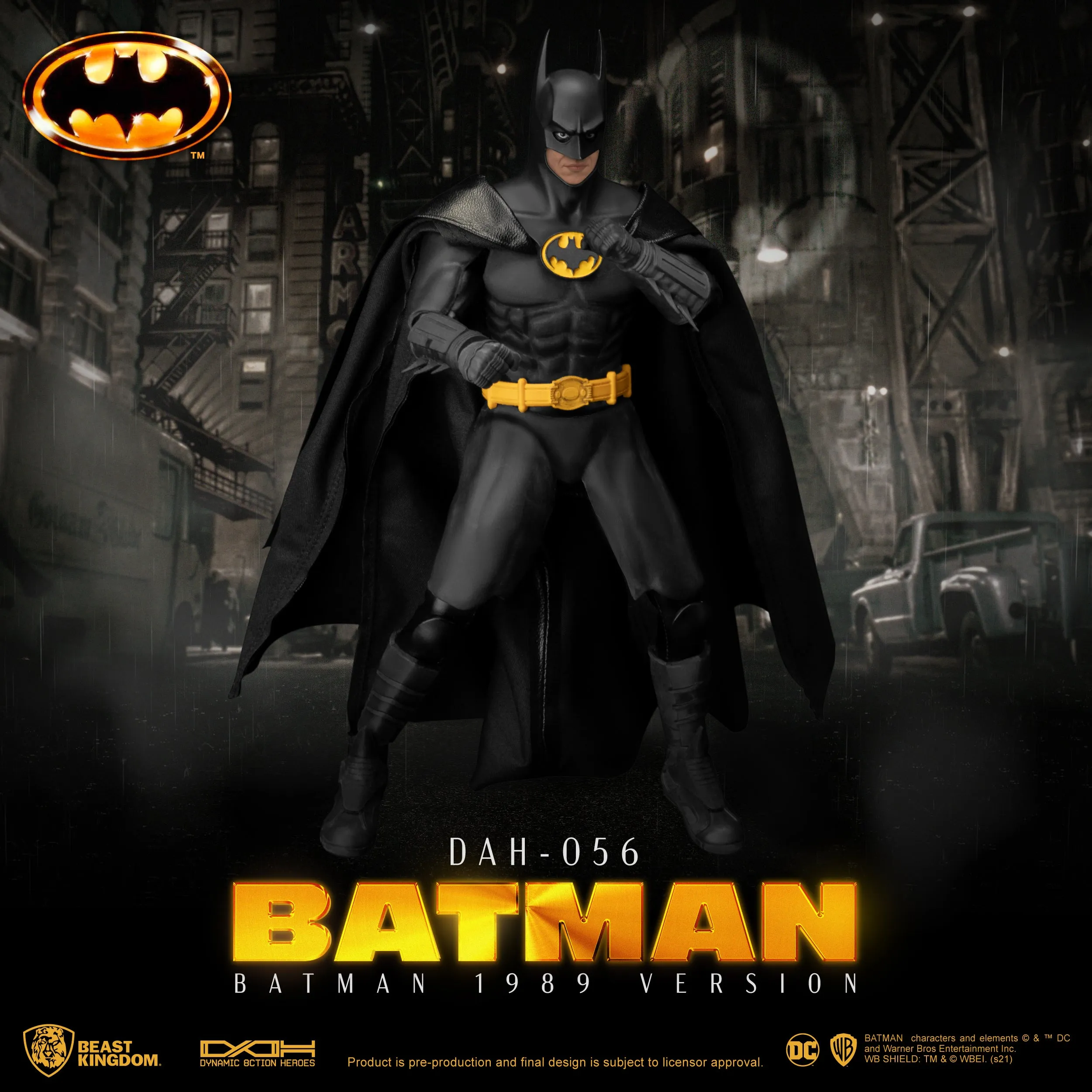 Beast Kingdom DAH-056 Batman 1989: Batman Dynamic 8ction Heroes Action Figure