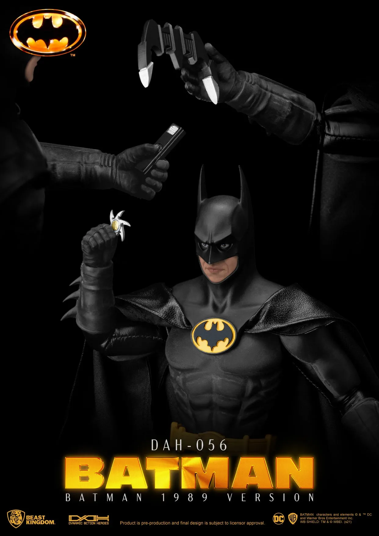 Beast Kingdom DAH-056 Batman 1989: Batman Dynamic 8ction Heroes Action Figure