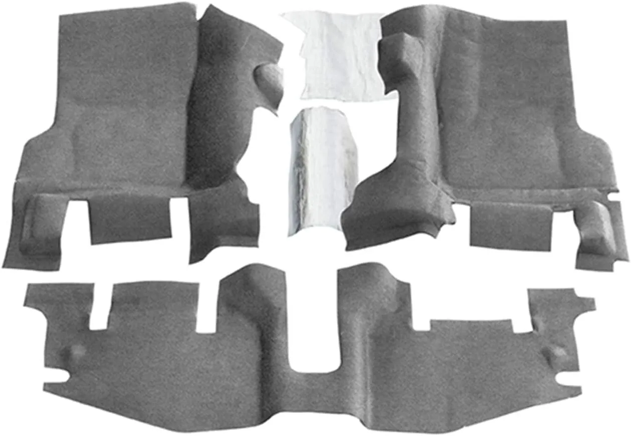 BedRug Jeep Kit - BedTred BTTJ97F fits 97-06 WRANGLER TJ/LJ FRONT 3PC FLOOR KIT (WITH CENTER CONSOLE) - INCLUDES HEAT SHIELDS