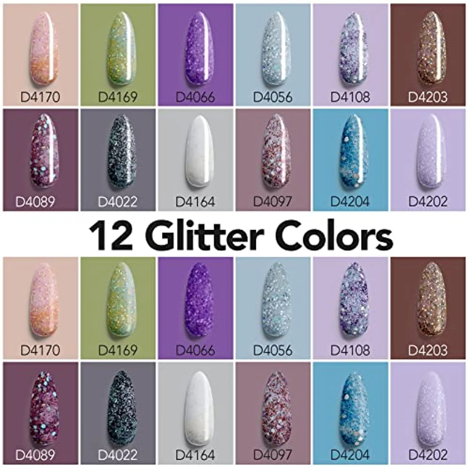 Besnel 42 Colors Dip Powder Nail Kit, Glitter Acrylic Dipping Powder Liquid Set with Base&Top Coat Activator Brush Saver Dip Nail Kit for DIY Salon Beginner French Nail Manicure Nail Quick Drying No Lamp Needed