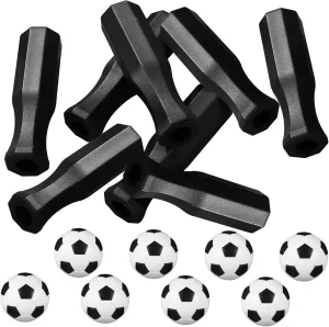 BESPORTBLE Foosball Grip Replacement Set 8 x 36mm Plastic Soccer Balls for Table Soccer Table Game Props