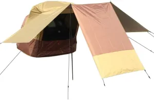 Camper Shade Awning Canopy with Complete Kits for Lancia Kappa/Prisma/Thema/Voyager/Y10/Fulvia, Waterproof UV Protection, Easy Set Up, Ultra-Durable Camping Tent,3 Style 3-B Khaki